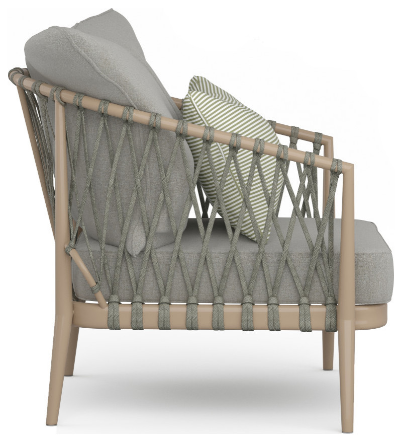 Belize Outdoor Conversation Chair Set of 2   Beach Style   Outdoor Lounge Chairs   by Simpli Home Ltd.  Houzz