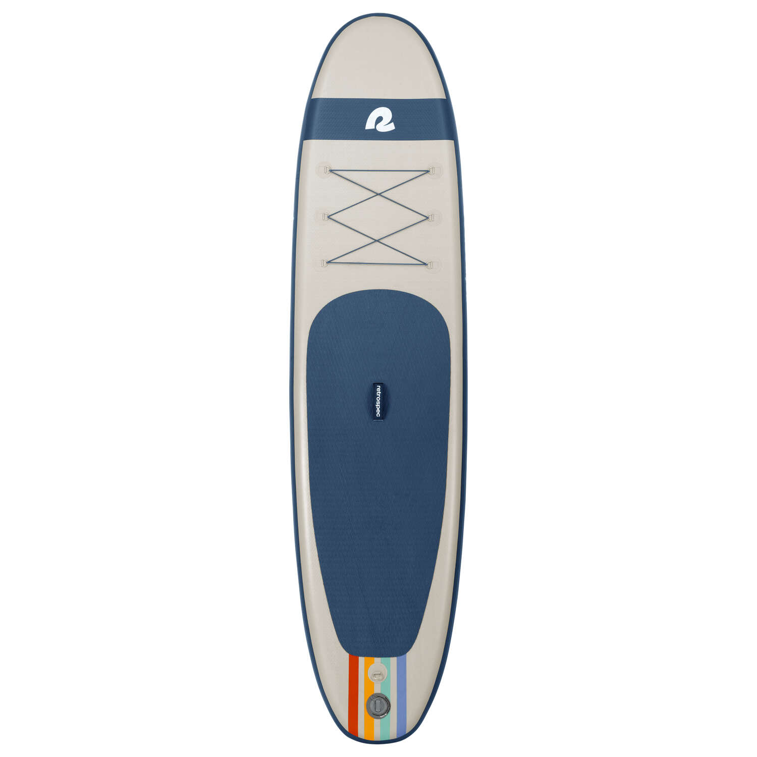 Retrospec Weekender PVC Inflatable Navy Zion Weekender Paddleboard 6 in. H X 30 in. W X 10 ft. L