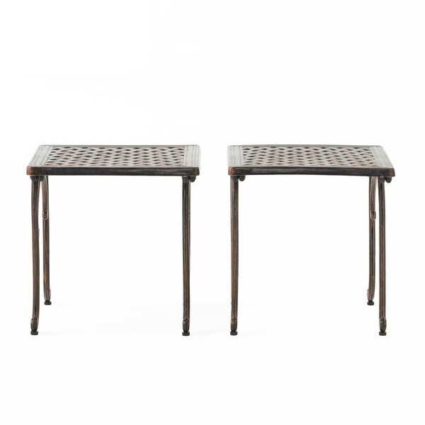 Modern Outdoor side table，for poolside，patio rocking chair