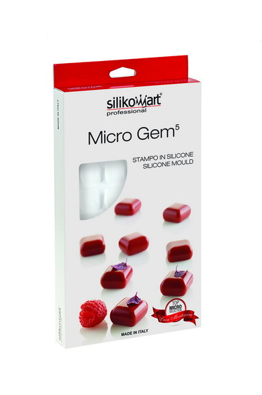 Chocolate World MICROGEM05 Silikomart Micro Gem 5 ...