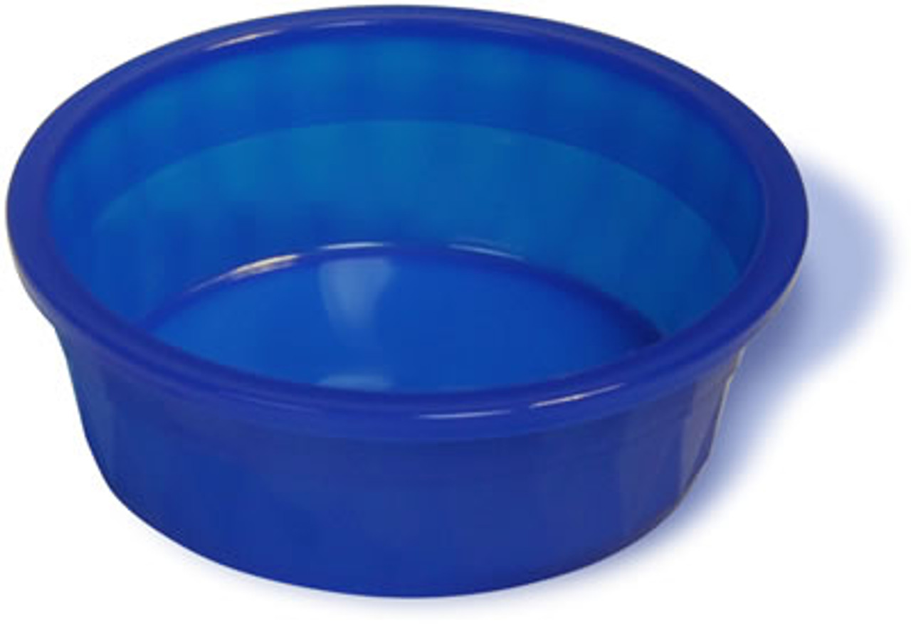 Crockstyle Translucent Heavyweight Dog Food/Water Dish， Jumbo