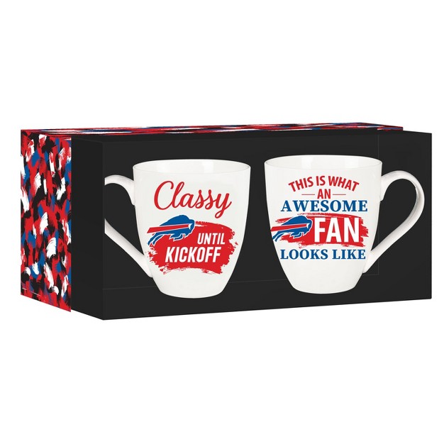 Evergreen Buffalo Bills Ceramic Cup O x27 java 17oz Gift Set