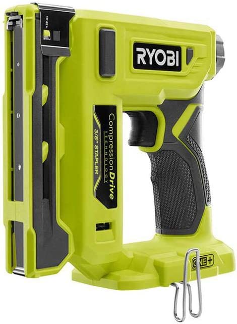 RYOBI P317 ONE+18V Cordless Compression Drive 3/8 in. Crown Stapler (Tool Only)