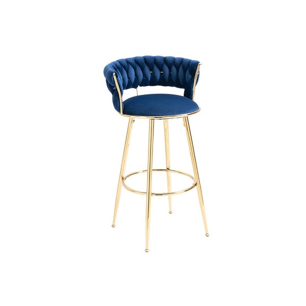 Unique Design Bar Stools with Back and Solid Legs， Counter Height