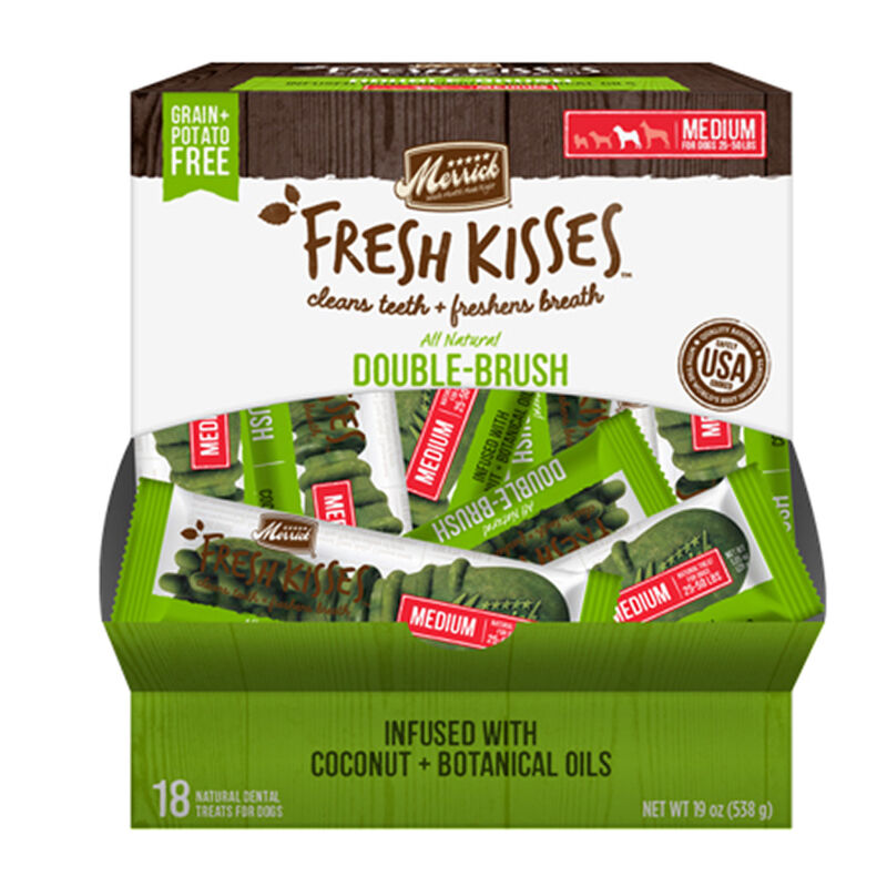 Fresh Kisses Coconut + Botanical Oils Medium Dog Treats 23oz