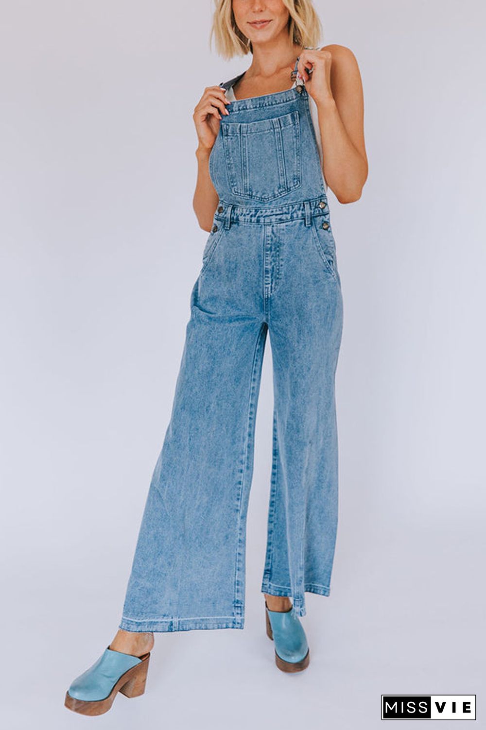 Throwback Denim Overalls