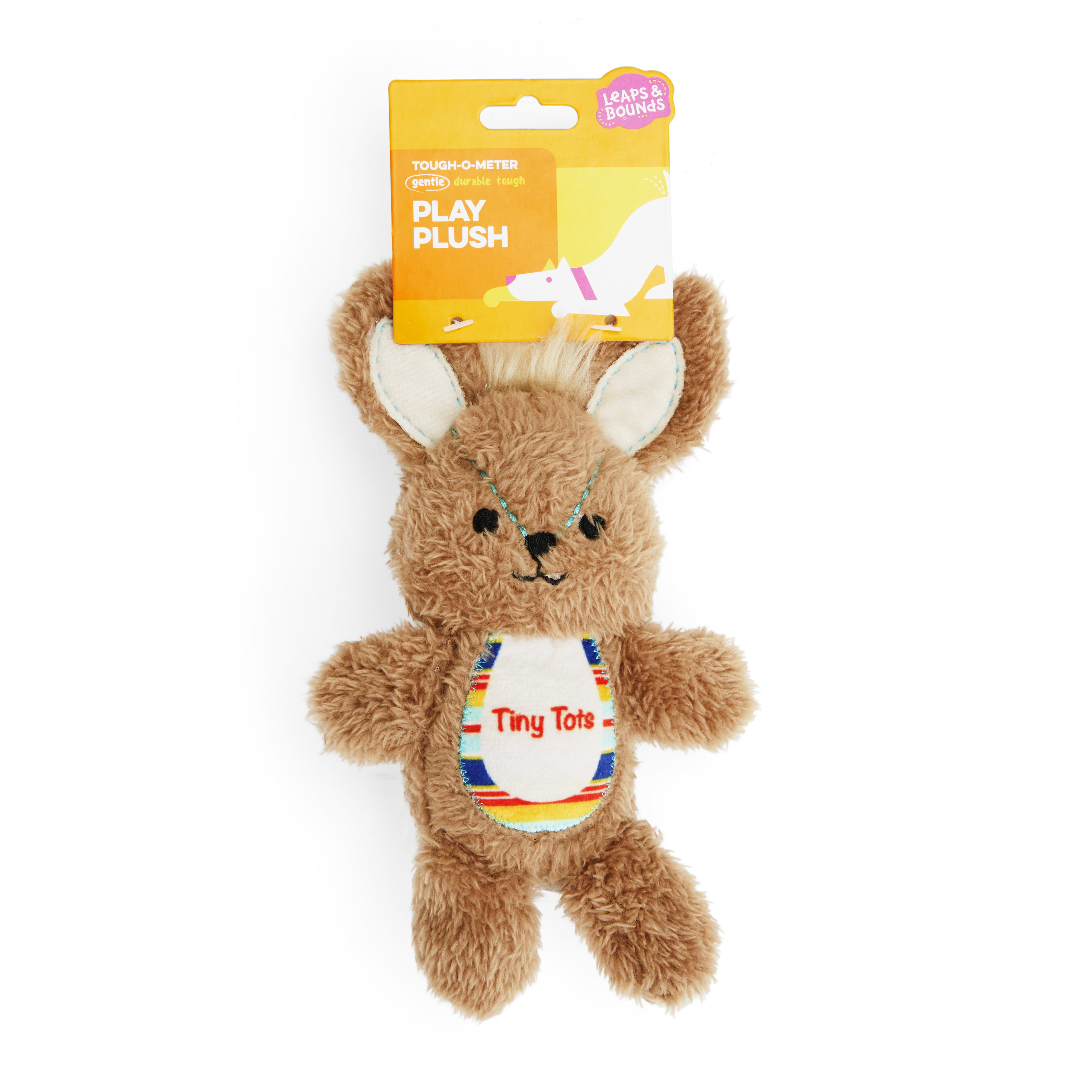 Leaps  Bounds Plush Bunny Dog Toy， Small