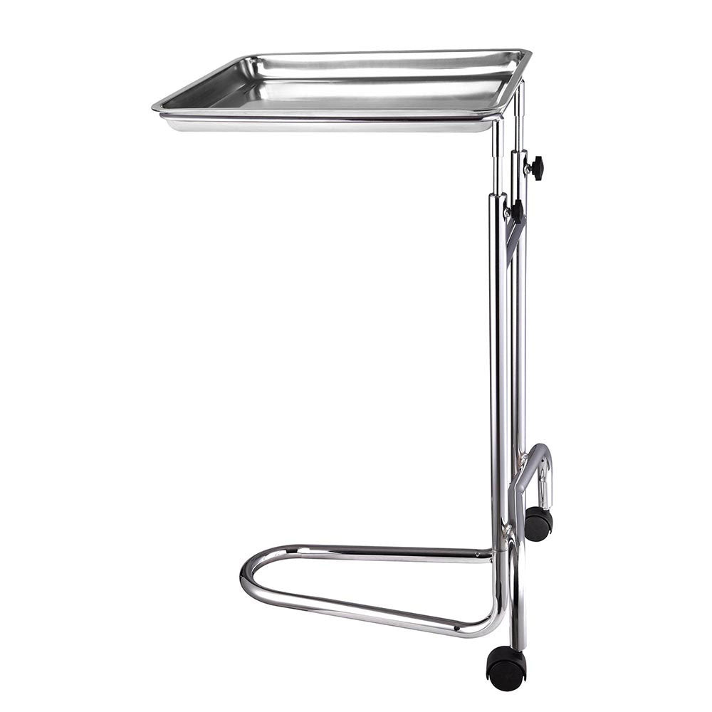 Yescom Mayo Stand Foot Operated Medical Equipment Double Post