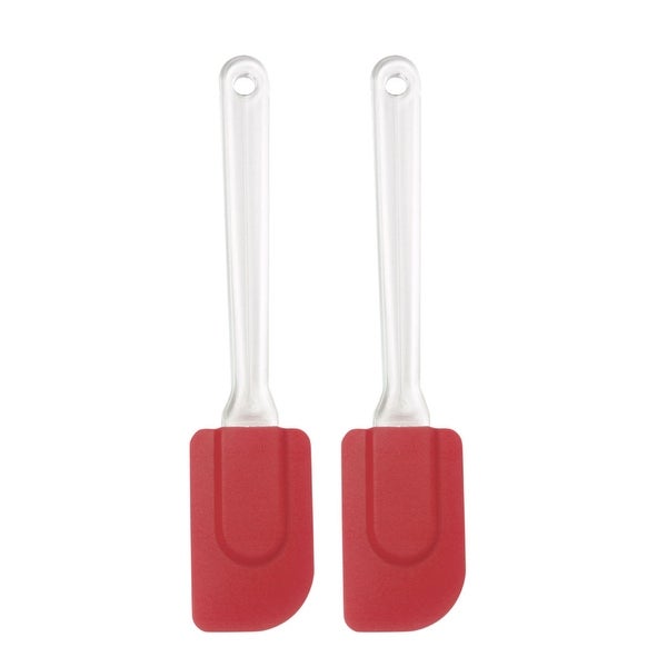 2pcs Flexible Silicone Spatula Heat Resistant Non Stick for Cooking - 9.6