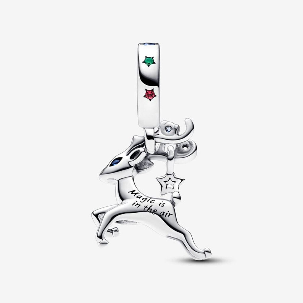 PANDORA  Magical Christmas Reindeer Dangle Charm