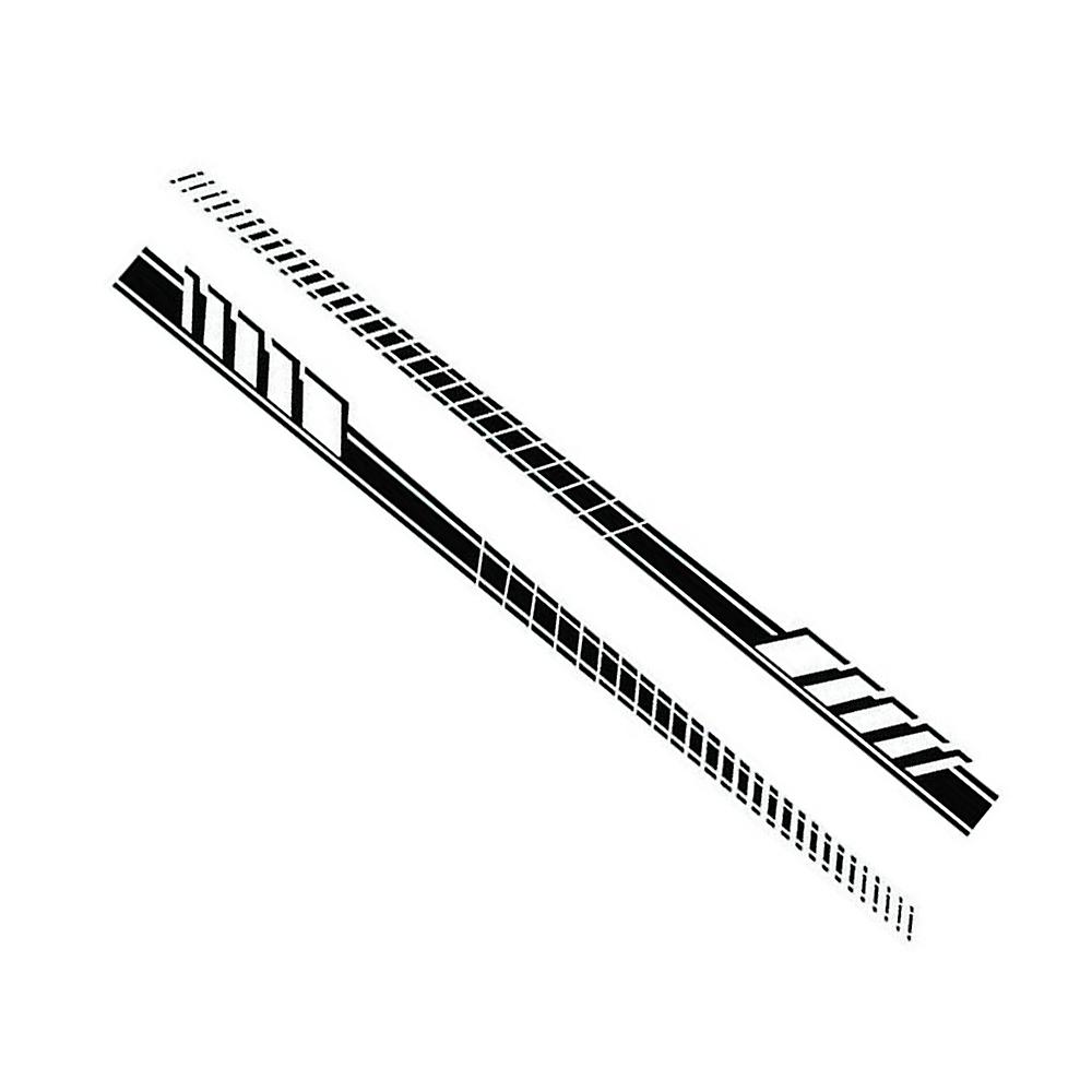 Car Auto Body Stickers Long Stripe Side Skirt Decoration Vinyl Decals