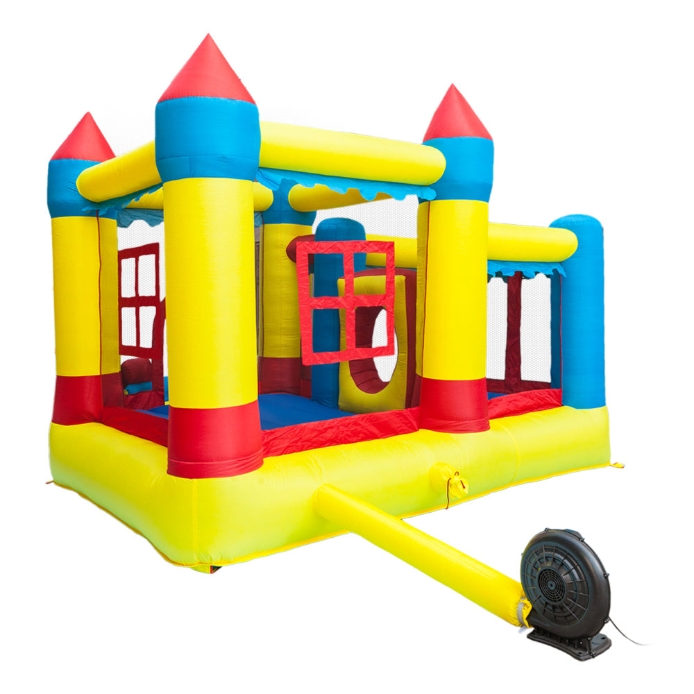 Outdoor inflatable bouncing house castle, children's play castle, 420D thick Oxford cloth without fan bouncy castle