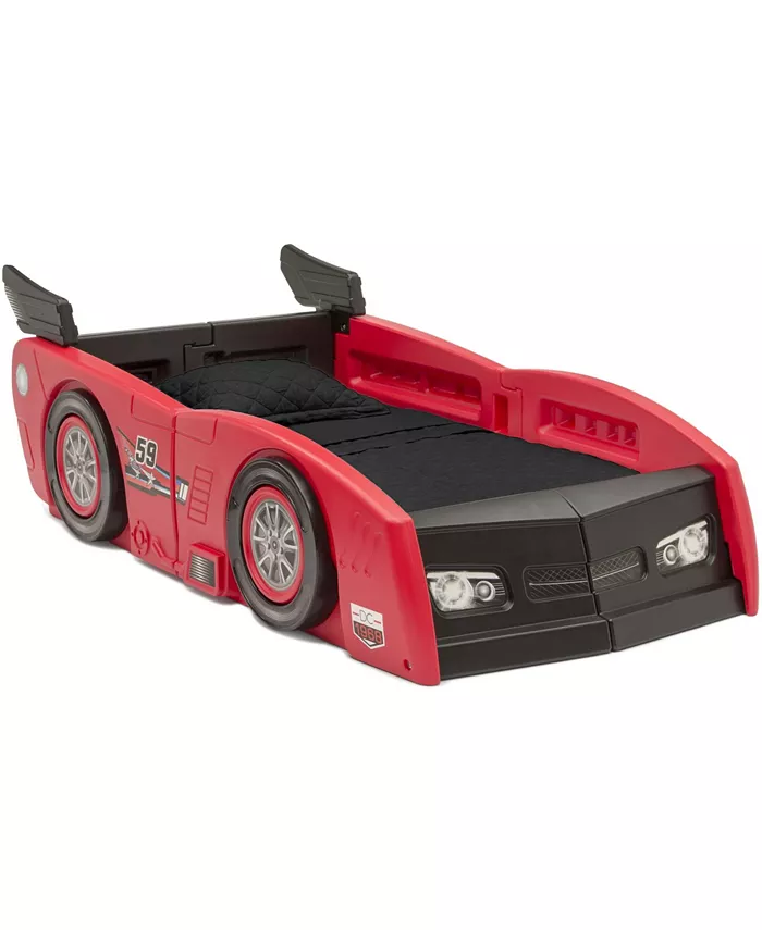 Delta Children Grand Prix Race Car Toddler and Twin Bed