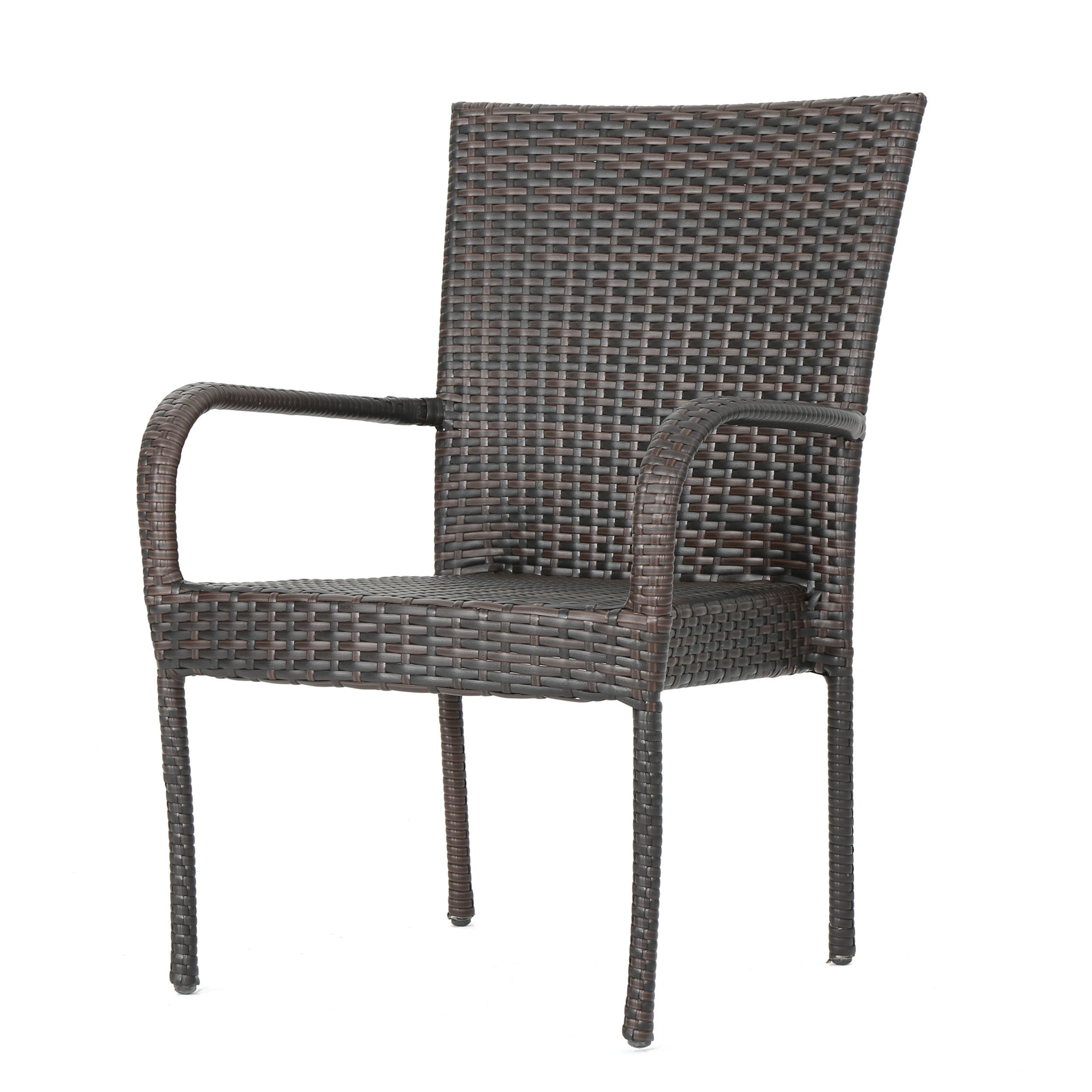 Orlando Outdoor 3 Piece Wicker Chat Set