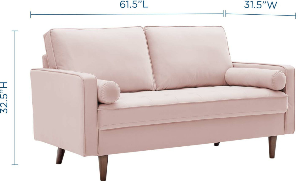 Teton Loveseat   Midcentury   Loveseats   by HedgeApple  Houzz