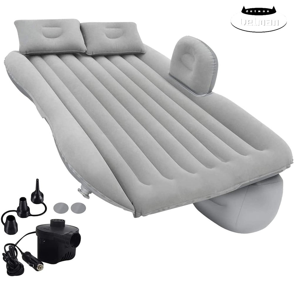 Inflatable Car Air Mattress with Pump (Portable)