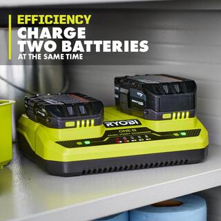 Ryobi ONE+ 18V HIGH PERFORMANCE Kit w (2) 4.0 Ah Batteries 2.0 Ah Battery 2-Port Charger  (4) FREE ONE+ HP Batteries PSK023-PBP2004-PBP2004