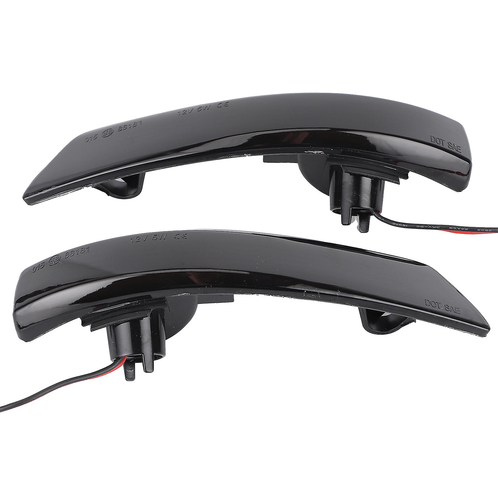 Pair Rear View Mirror Turn Signal Dynamic Led Flowing Light Blinker Fit For Ford Focus Mk 2 3