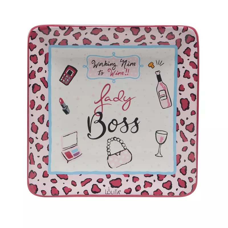 Certified International Lolita Lady Boss 4-pc. Canape Plate Set