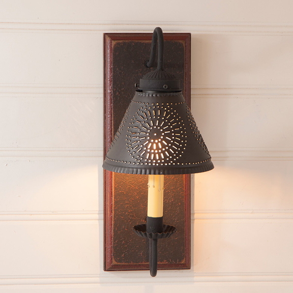 Irvin's Tinware 9194TESB Crestwood Sconce in Espre...