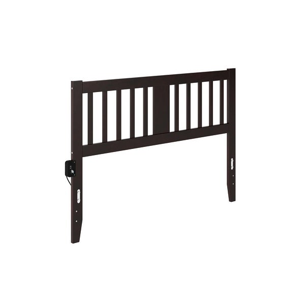 Tahoe Queen Slatted Headboard in Espresso - - 37219648