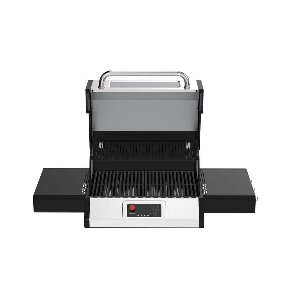 Nexgrill Neevo 720 Propane Gas Digital Smart Grill in Black with Stainless Steel Front Panel and Lid 720-1054