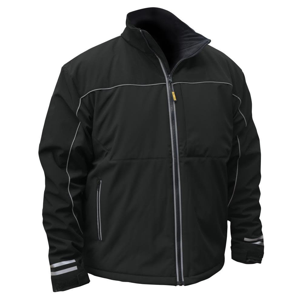 DW Unisex Lightweight Heated Bare Tool Soft Shell Black Work Jacket Small DCHJ072B-S from DW