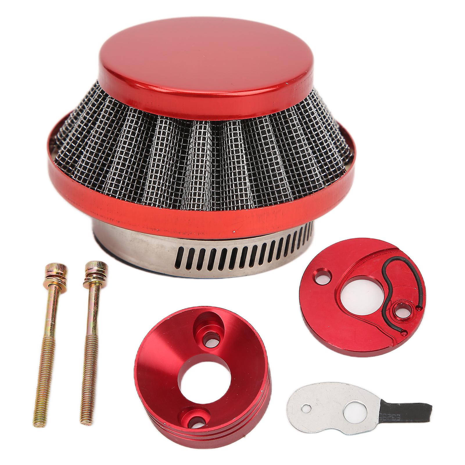 Carburetor Air Filter Adapter Red Replacement For 23cc 33cc 43cc Big Foot Goped Blade Scooter