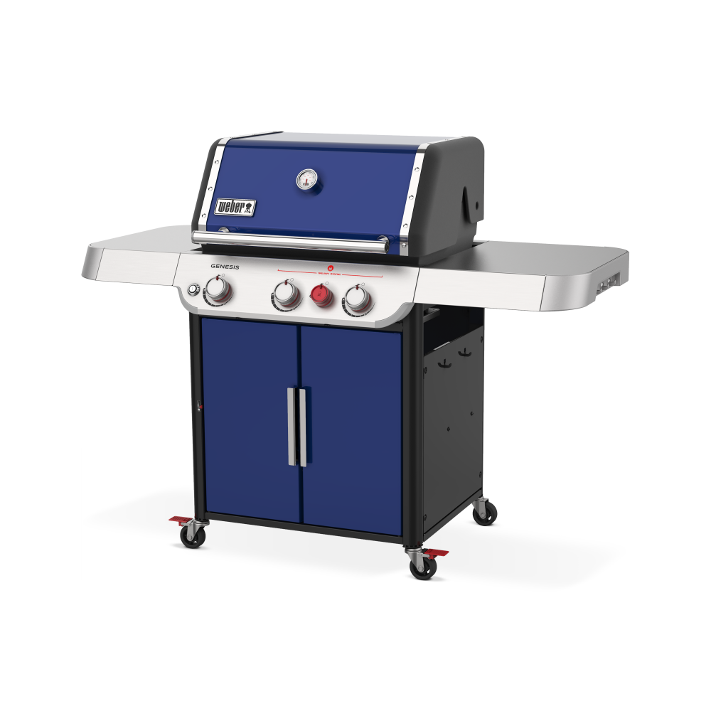 Weber Genesis SP-E-325s Grill Liquid Propane 3 Burner Deep Ocean Blue ;