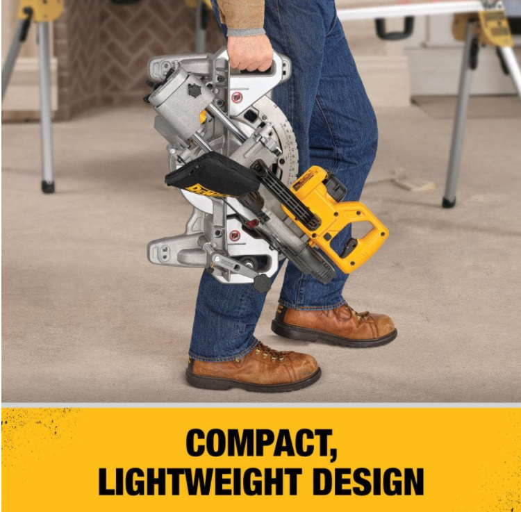 DEWALT DCS361B 20-Volt MAX Cordless 7-1/4 in. Sliding Miter Saw (Tool-Only)