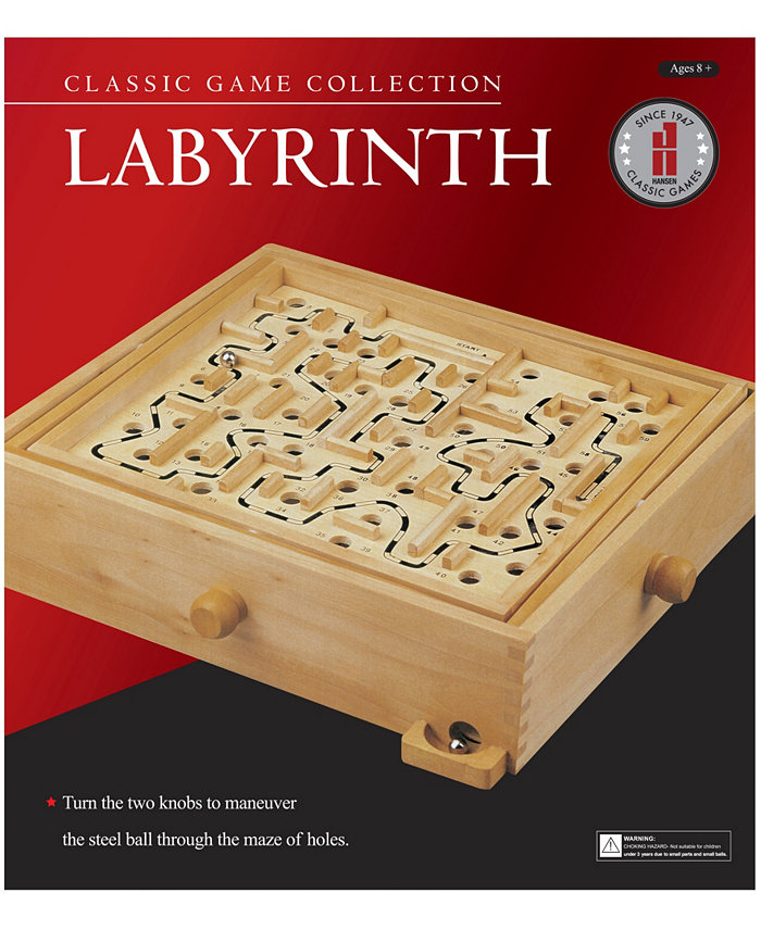 John N. Hansen Co. Classic Game Collection - Wood Labyrinth