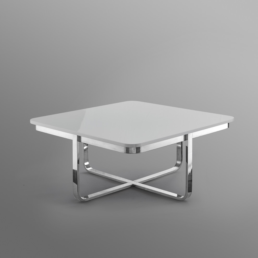 Keala Coffee Table  High Gloss Lacquer Finish Top   Contemporary   Coffee Tables   by Inspired Home  Houzz