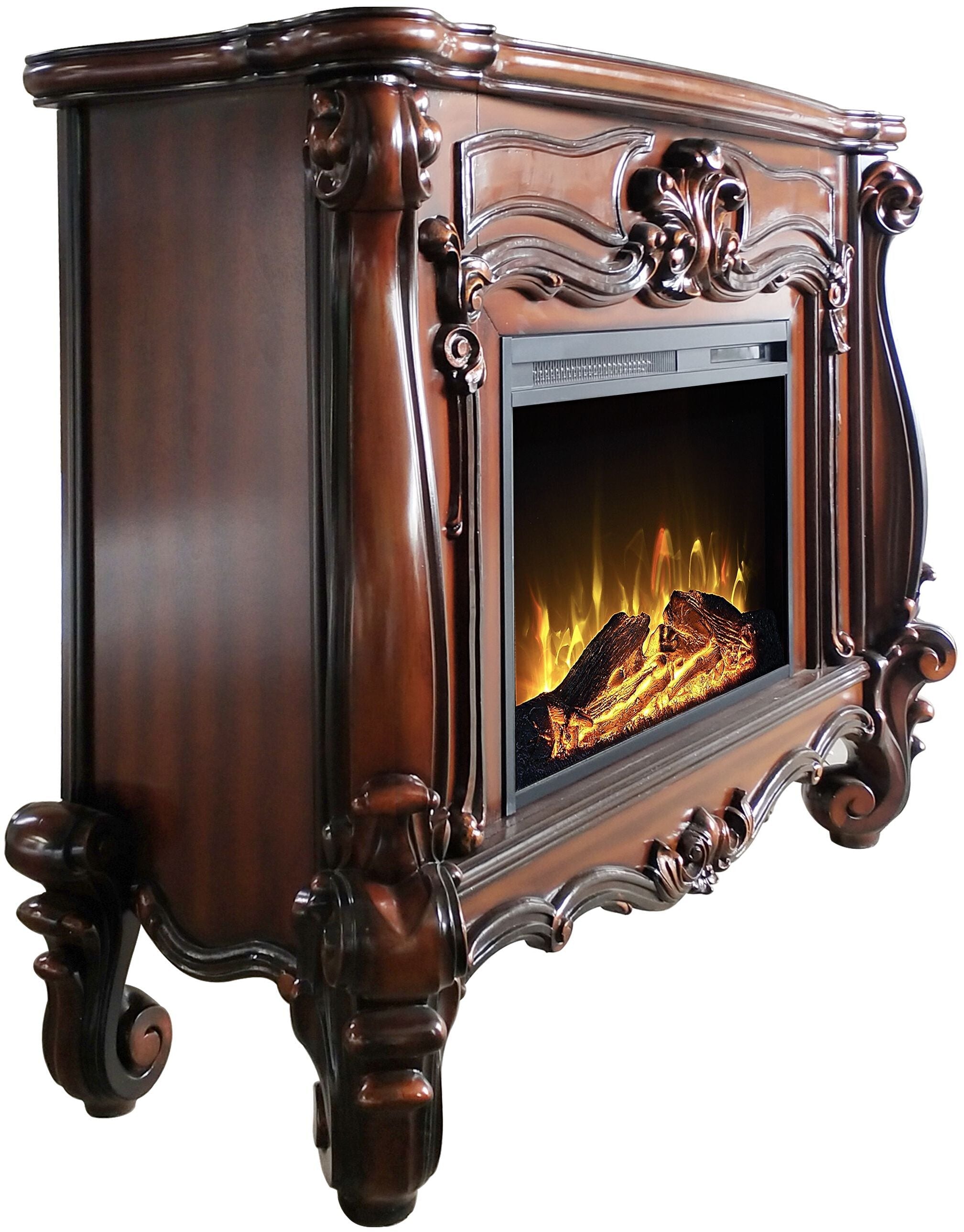 AC01315 Fireplace, Cherry Oak Finish - Versailles ( 1Pc/1Ctn )