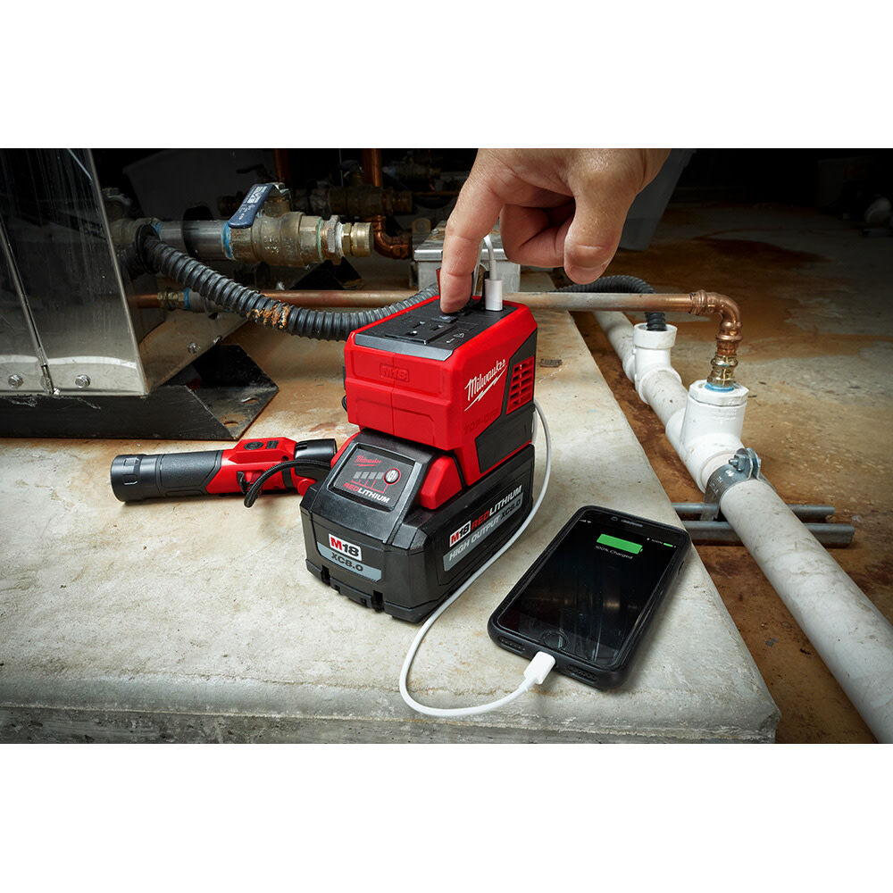 Milwaukee M18 TOP-OFF 175W Portable Power Supply Inverter 2846-20 from Milwaukee