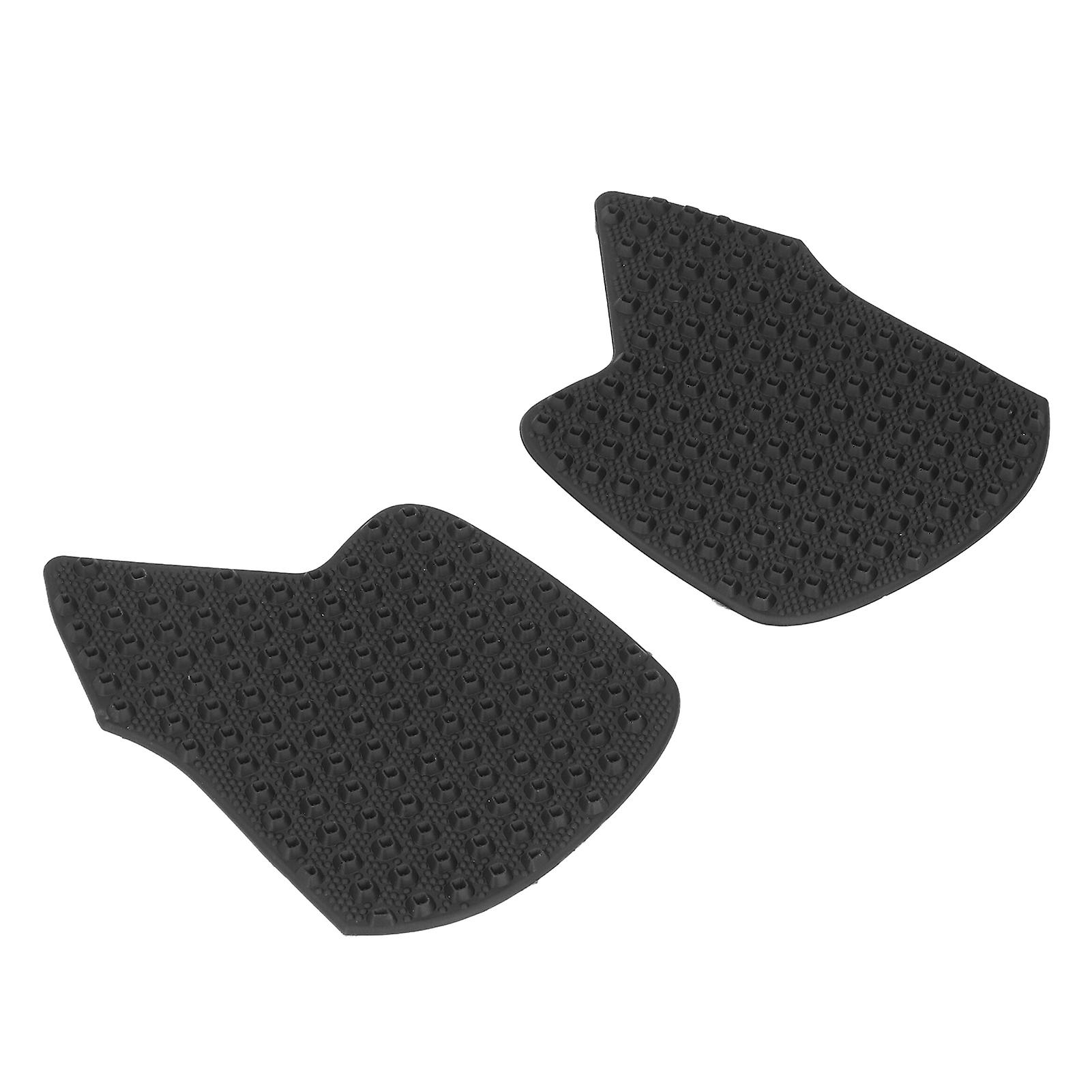 2pcs Gas Tank Traction Side Pad Antiskid Rubber Black Fuel Knee Grip Protector Replacement For Cb650r