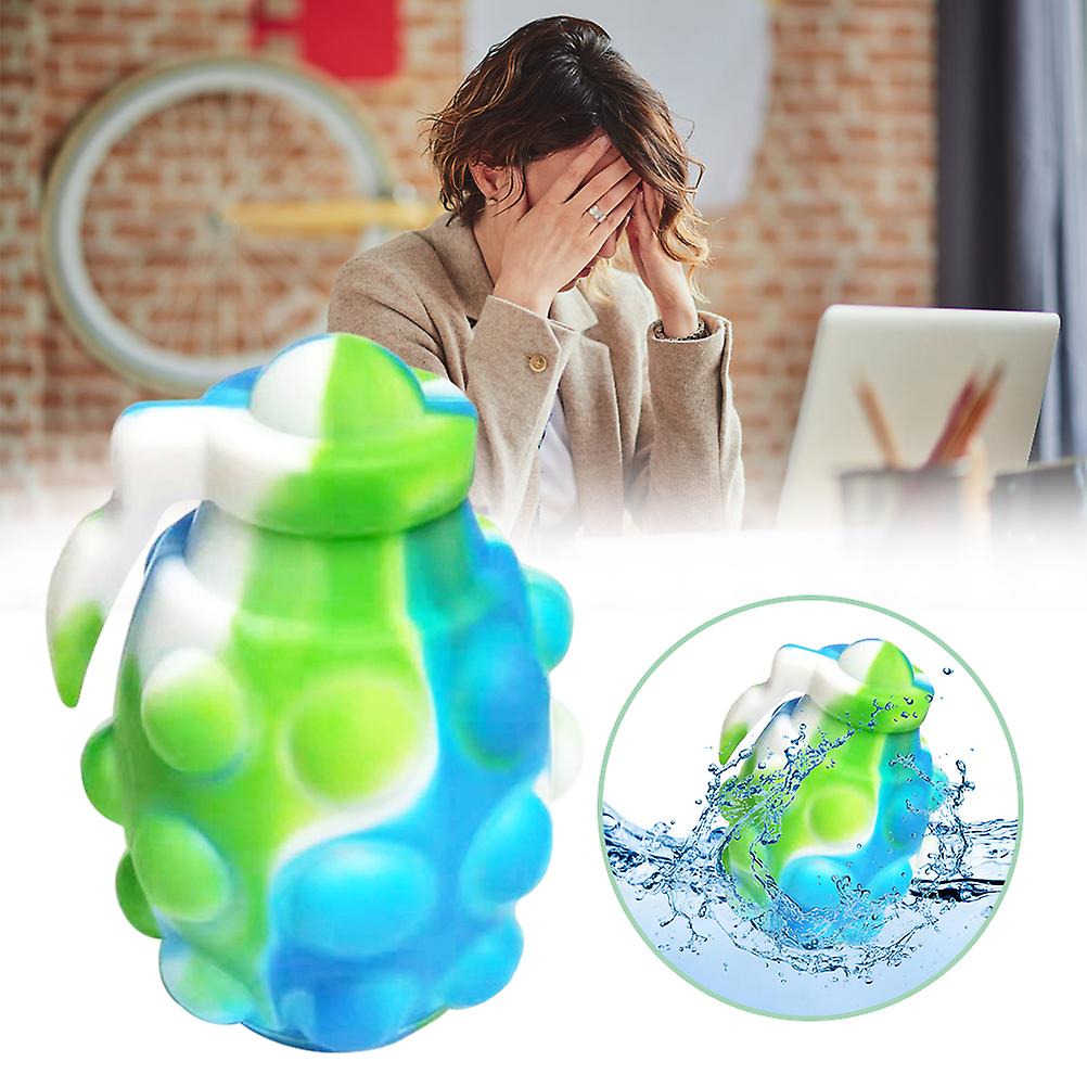 Silicone 3D Vent Decompression Bubble Ball Reusable Push Bubble Sensory Toys for Office and Home