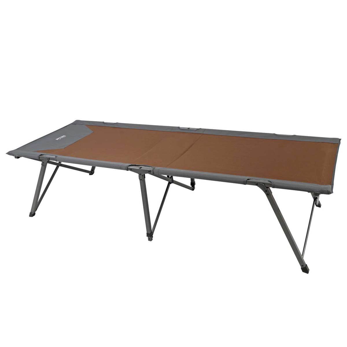 Rustic Ridge Instant Fold XL Camp Cot  Earth Brown