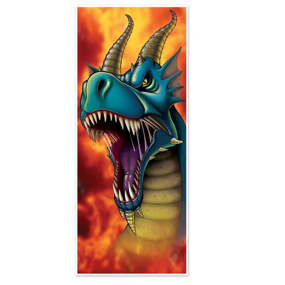 Beistle 53047 Dragon Door Cover  all weather  6' x...