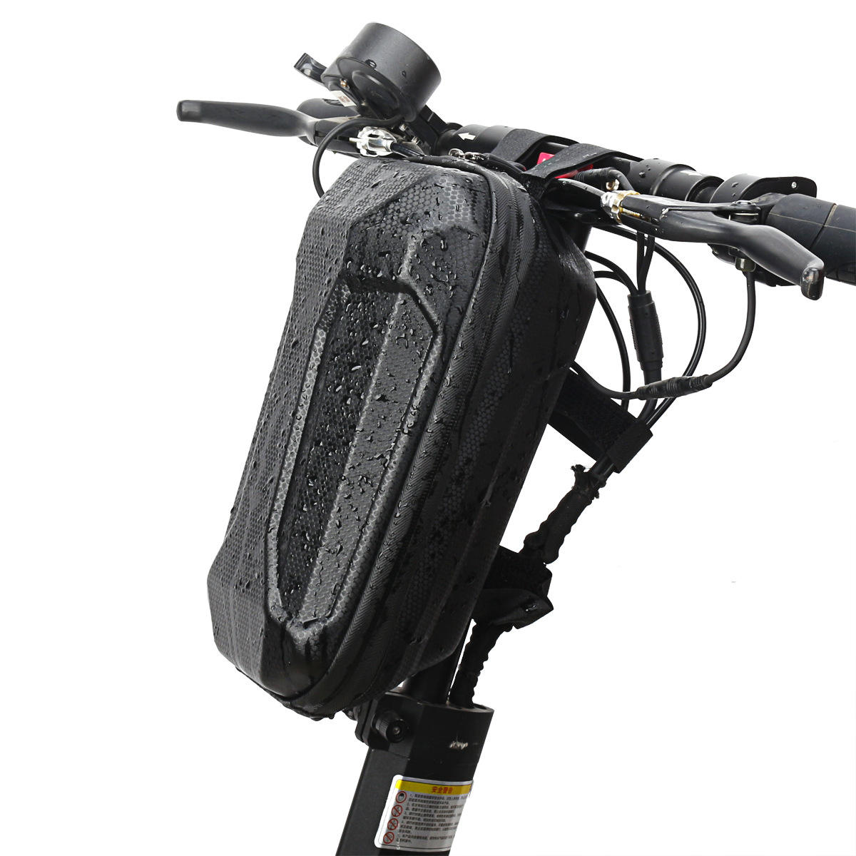 ECustom Waterproof Hard Eva Handlebar Bag For Electric Scooter Folding Bike