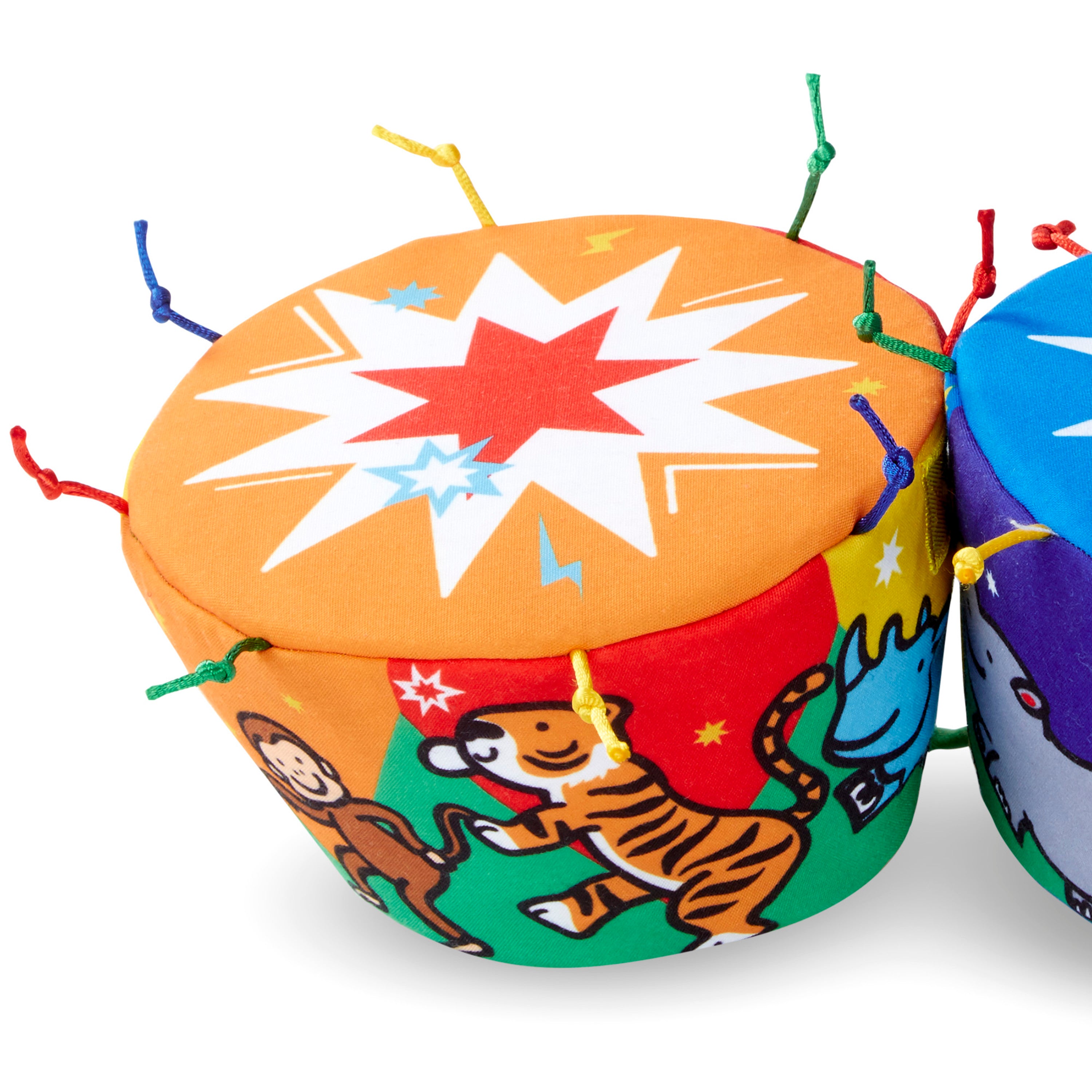 Melissa and Doug K's Kids Bongo Drums Soft Musical Instrument