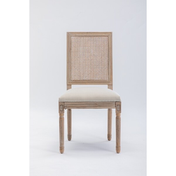 Dining Chair ，Seat of 2，Cream