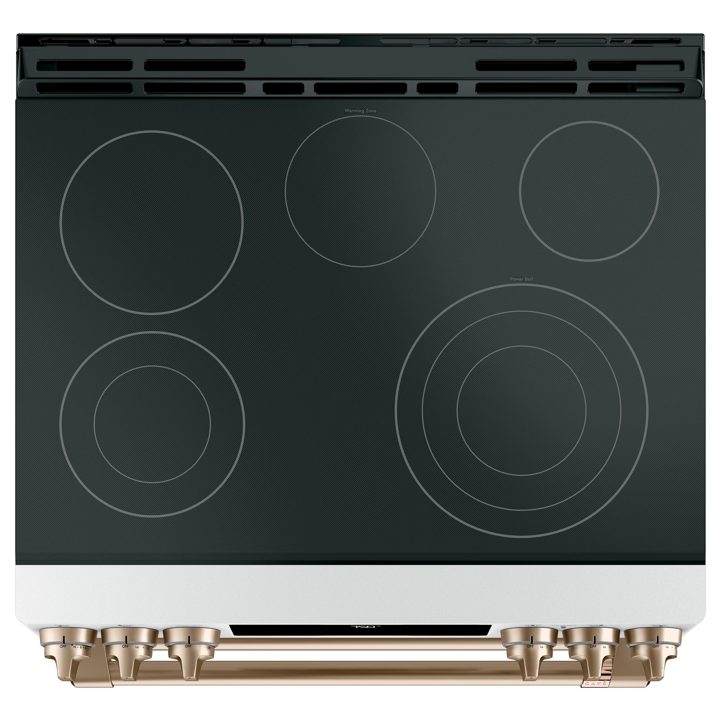 Café 30-inch Slide-in Electric Range with Convection CES750P4MW2