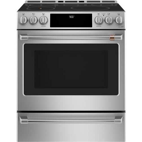 Café 30-inch Slide-in Induction Range with Warming Drawer CHS90XP2MS1