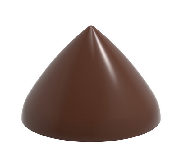 Chocolate World CW1974 Chocolate mould drop cone  ...