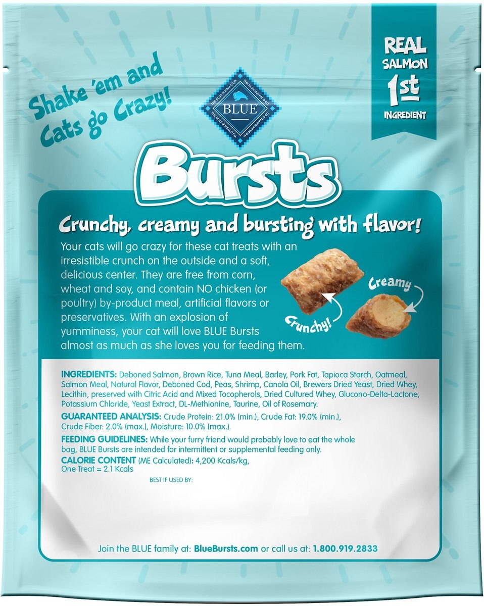 Blue Buffalo Bursts With Savory Seafood Cat Treats