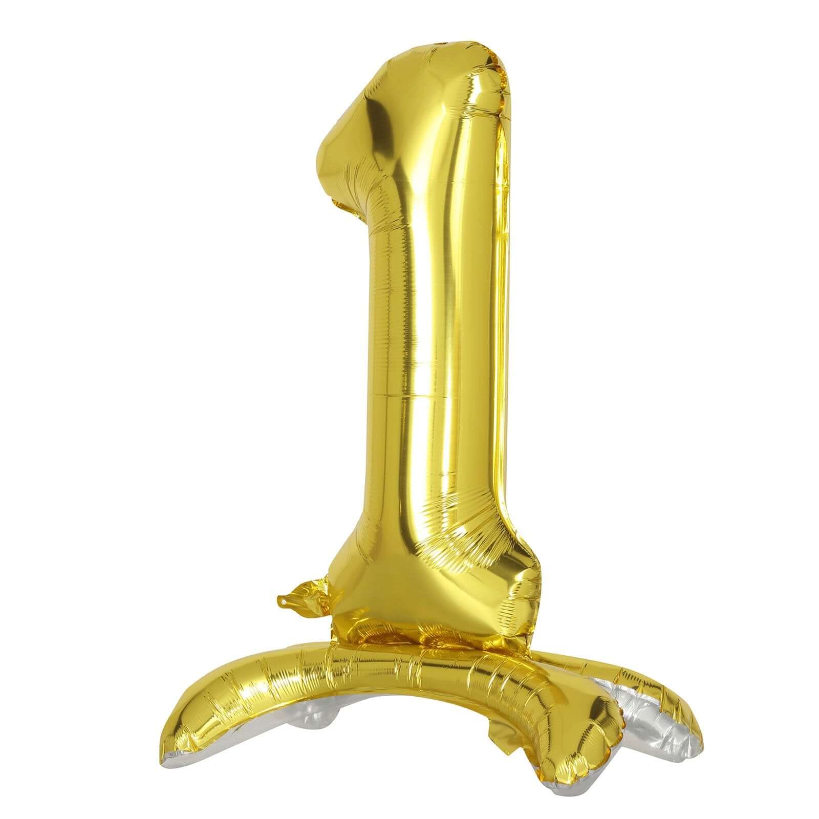 Gold Self Standing Helium/Air Mylar Foil Letter and Number Balloons 27