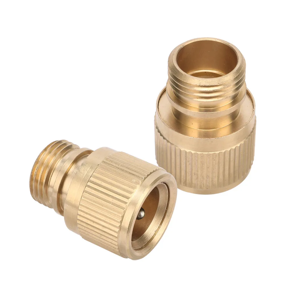 1/2 inch Male Thread Faucet Joints Brass Quick Connector Garden Hose Water Tap Adapter