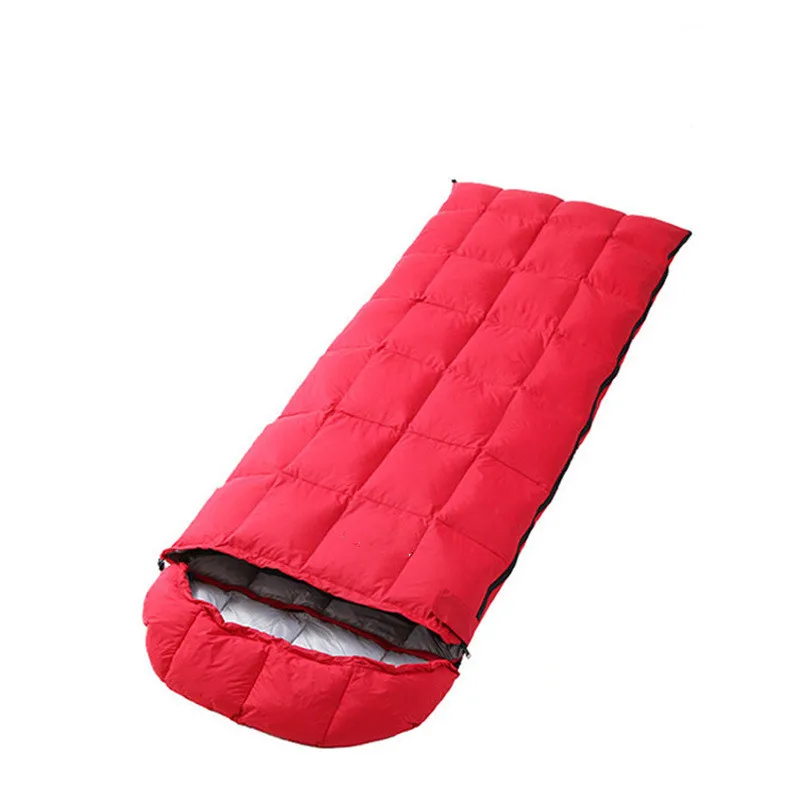 Outdoor Best Hot Selling Camping Envelope Whole Duck Down Winter High Quality Big Sleeping Bag Traveling Sleeping Bag For Hiking