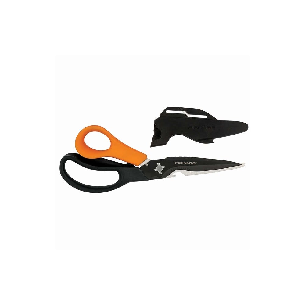 Fiskars 9 Steel Blade Orange/Black Multipurpose Garden Shear