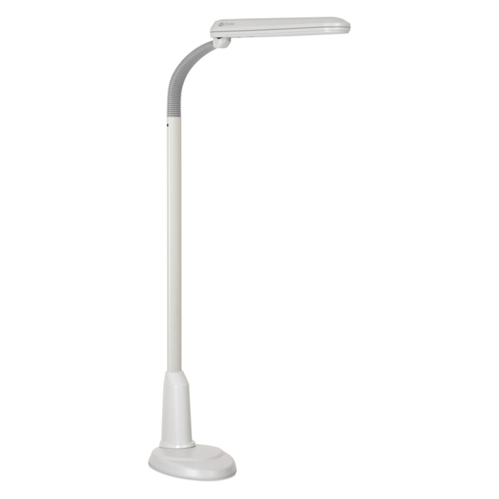 Ott-Lite L24554 Task Plus High-Definition 24-Watt Floor Lamp, Dove Grey